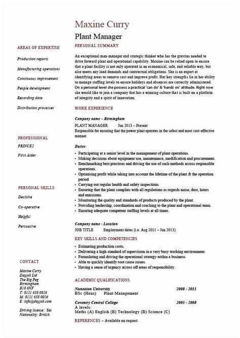 Chronological resume format, functional resume format, or combo resume format? Production assistant Job Description Resume Unique Plant ...