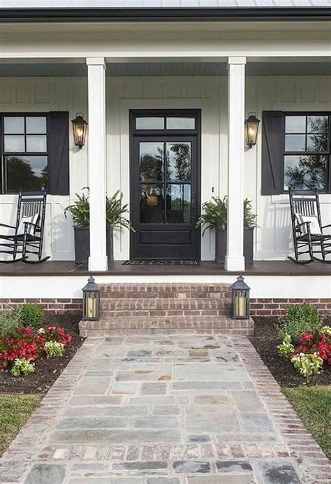 Stunning Farmhouse Front Porch Makeover Ideas 22 Porch Design