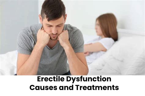 erectile dysfunction causes and treatments sbh