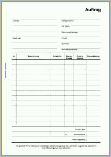 Dokument, das garantiert, dass der s Beste 14 Arbeitsauftrag Muster Kostenlos | Bibliothek ...