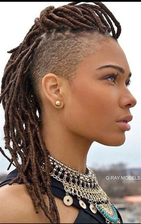 Mohawk Hair Styles Braids With Shaved Sides Locs Hairstyles