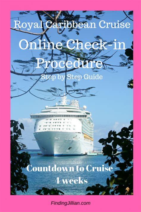 Royal Caribbean Cruise Online Check-in Process - FindingJillian Blog