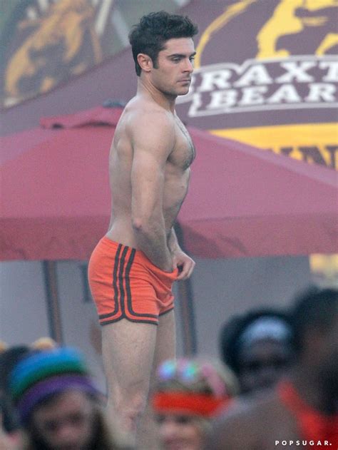 Zac Efron Grabbing His Bulge On The Set Of Neighbors 2 Popsugar