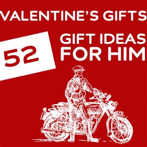 If you're having trouble, here are some gift ideas. 52 Unique Valentine's Day Gifts for Him | DodoBurd