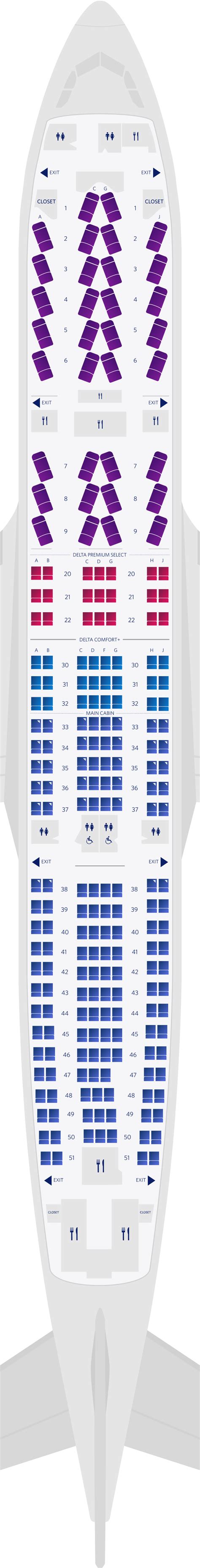 Delta Airbus A Seat Plan Elcho Table