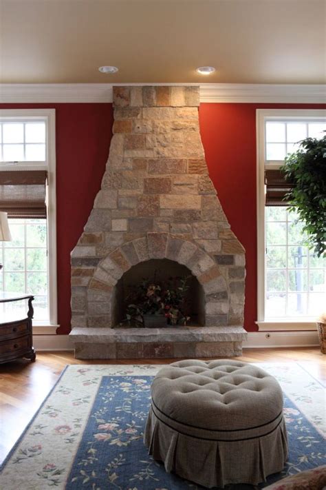 Natural Stone Fireplace Designs By Battaglia Homes Battaglia Homes