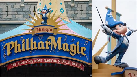 New Sign Installed For Mickeys Philharmagic At Magic Kingdom