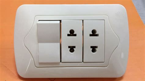 Modern Outlets And Switches Hotel Office Single Electrical Outlet