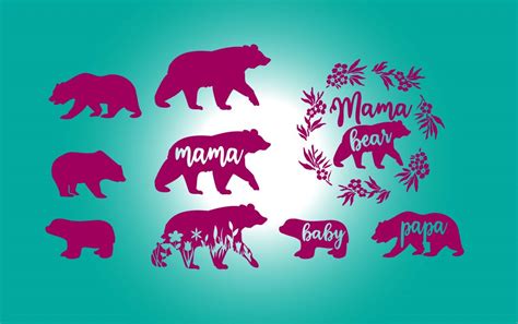 Mama Bear Svg Cut File Onesies Svg Car Decal Svg Instant Download