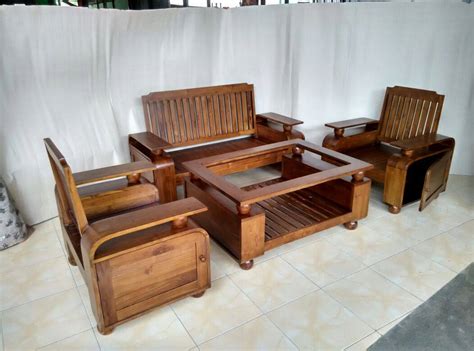 model kursi kayu minimalis  ruang tamu  berkelas  tips
