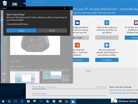 With this option, windows detects the newest pictures on your device. Import photos from Android to Windows 10 | Nashville ...