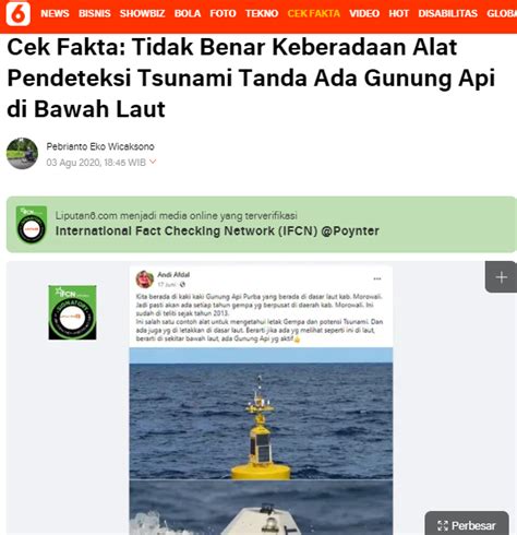 Data unocha (united nations office for the coordination of humanitarian affairs) yang dikutip reza akbar felayati dalam esainya di jurnal hubungan. SALAH Alat Pendeteksi Tsunami Merupakan Tanda Adanya ...