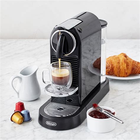 Looking for a home coffee maker that can grind beans as well as make perfect espresso? Nespresso CitiZ Espresso Machine by De'Longhi | Sur La Table