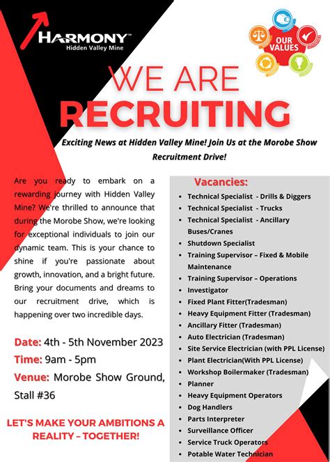 Jobs at Hidden Valley Mine - JOBS & SCHOLARSHIPS PNG