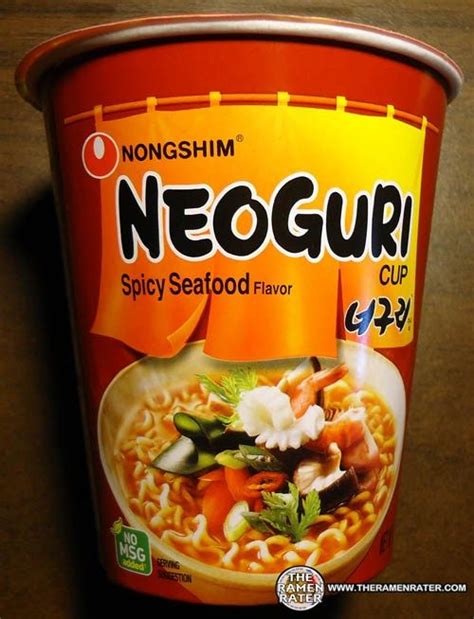 907 Nongshim Neoguri Spicy Seafood Flavor Cup The Ramen Rater Nongshim Food Lover Spicy