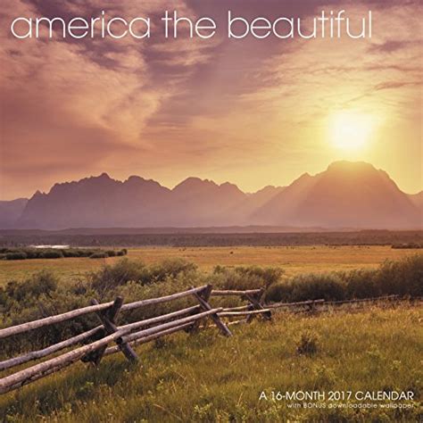 America The Beautiful Wall Calendar 2017 Landmark 9781629059969