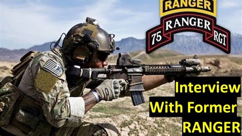 Us Military Interview With The Former 75th Ranger Regiments