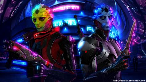Mass Effect Thane And Ekram By The Joeblack On