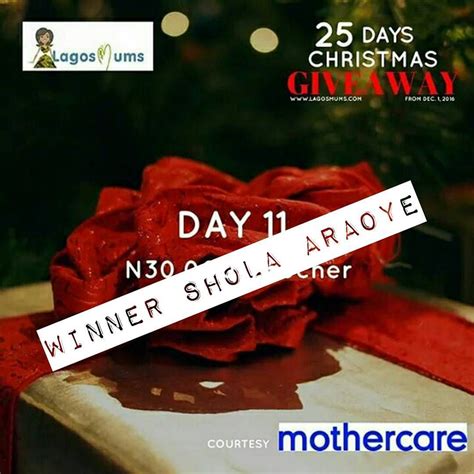 Our Day 11 Winner Of A N30000 T Voucher Courtesy Of