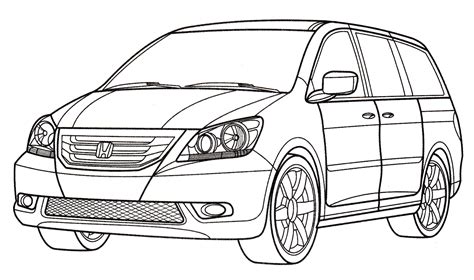 Print coloring of honda and free drawings. Honda Coloring Pages to download and print for free