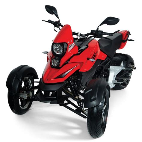 Moto de Tres Ruedas 200cc, Color Rojo - FerrisariatoFerrisariato