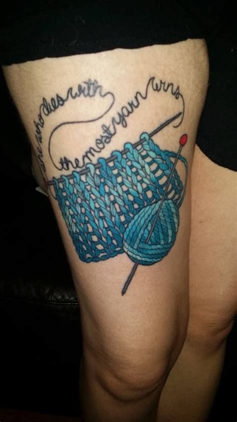 A great and detailed design. Pin by Kim Hernandez on Knitting & Craft Tattoos ...