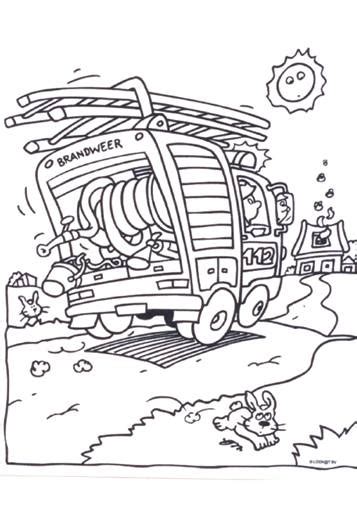 Auch erwachsene malen bilder aus. Ausmalbilder Feuerwehrwache
