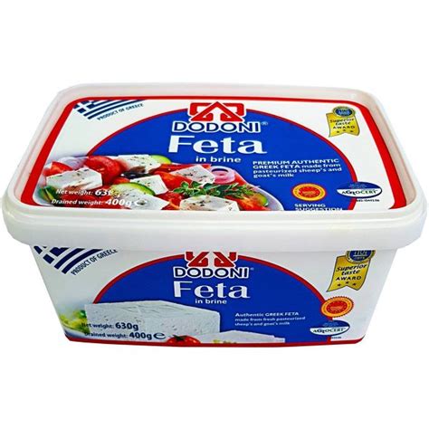 Feta In Brine By Dodoni 400g Tub