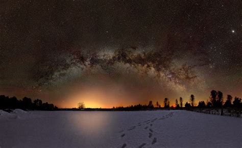 Stunning Shot Of The Milky Way Over North Frontenac Dark Sky Preserve