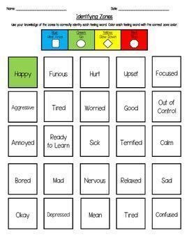 Zones of regulation tools worksheets teaching resources tpt. Image result for zones of regulation worksheets | Zones of ...