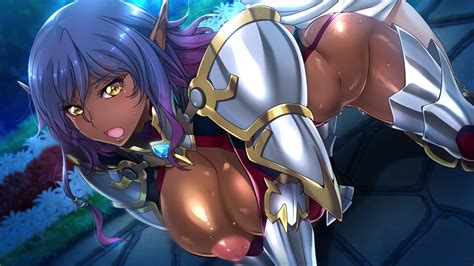 Rule 34 Aoi Nagisa Metalder Armor Breasts Cleavage Dark Elf Delva