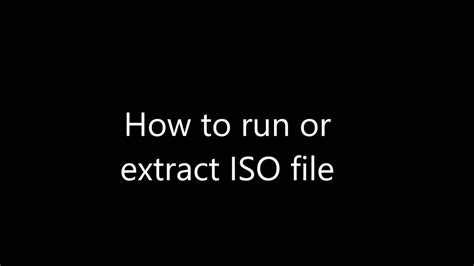 Click the extract option in the main window, then you will enter a new windows which asking you import your iso image. How to run ISO file in windows 10 | Open extract ISO files ...