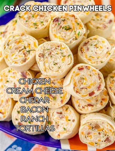 This recipe combines chicken parmesan with pizza (who doesn't love pizza?!) and transforms them into a party perfect pinwheel of finger food. Crack Chicken Pinwheels - I am... - Restless Chipotle ...