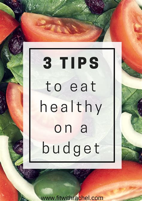 How To Eat Healthy On A Budget Tips Fit With Rachel