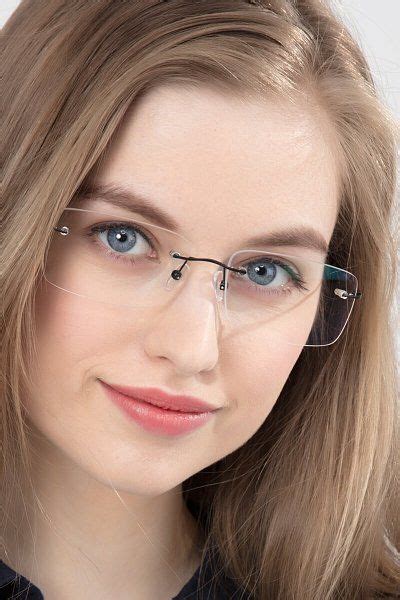 Woodrow Barely There Face Flattering Frames Eyebuydirect In 2020 Eyeglasses For Women