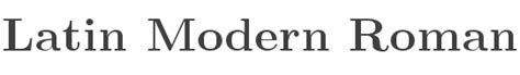 Preamble the goals of the open font license (ofl) are to stimulate worldwide development of collaborative font projects, to support the font creation efforts of. Latin Modern Roman Font by GUST e-foundry Free Download ...