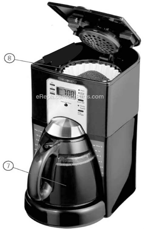 Mr Coffee Ftx45 1fs Parts List And Diagram
