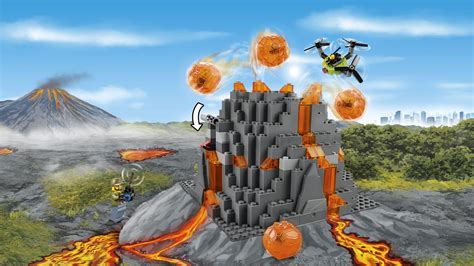 Lego City 60124 Vulkan Forscherstation Spielzeug24chki