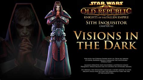 Your character's journey through the origin story, first couple of expansions, and then a galaxy shifting event in knights of the fallen empire sends you far off from your original beginnings in. SWTOR Knights of the Fallen Empire: Chapter 12 - Visions in the Dark: Sith Inquisitor Story ...