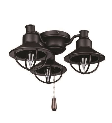 Ceiling fan with drum light. Patriot Lighting® Bronze Dual Function Nautical Ceiling ...