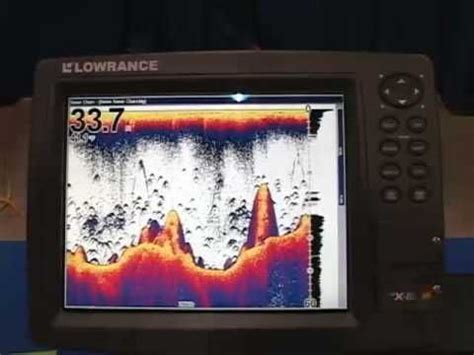 Sonar waves are emitted from the transducer, or bottom part of the fish finder that is placed in the water. How to Read a Fish Finder (Finding the Thermocline and ...
