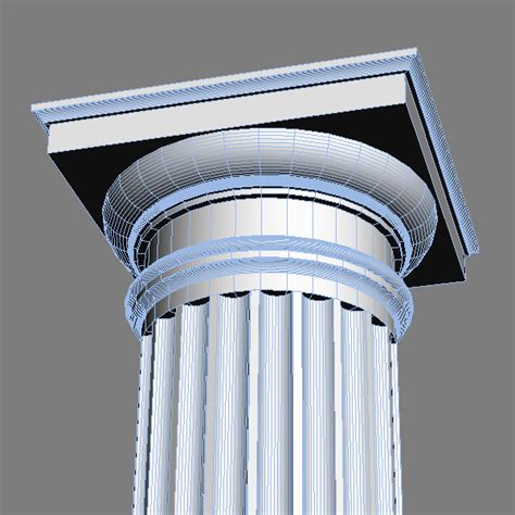 Classical Stone Column 3d Model Cgtrader
