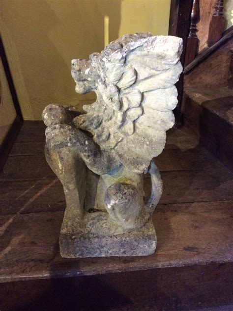 A 19thc Carved Stone Griffin 633050 Uk