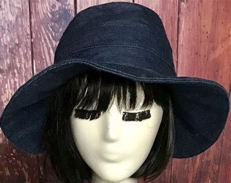 Denim Sun Hat Bucket Hat Sun Hat Floppy Hat Wide Brim Hat Summer