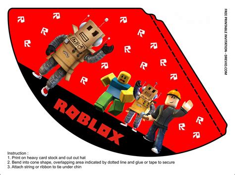 Roblox Hat Templates Download Hundreds Free Printable Birthday