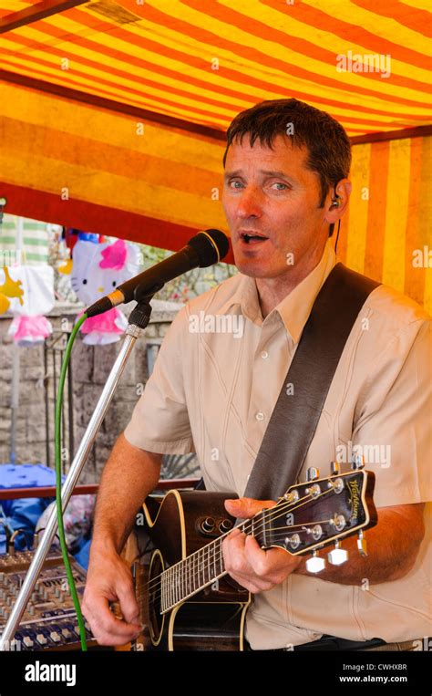 Irish Country Singer Kenny Paul Singing At The Ould Lammas Fair In