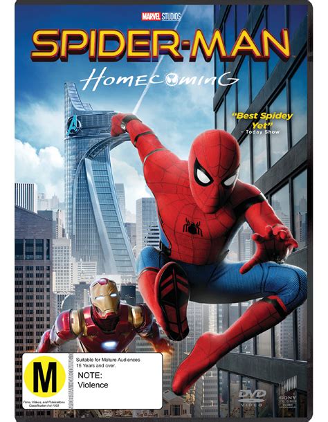 Spider Man Homecoming Dvd In Stock Buy Now At Mighty Ape Nz