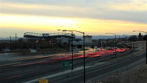 Interstate Highway At Dusk In Denver Colorado Hd 1080p Time Lapse