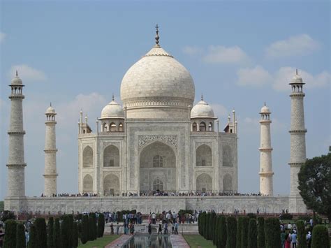 Wonders Of World Taj Mahal Fort In Agra India 123glitz