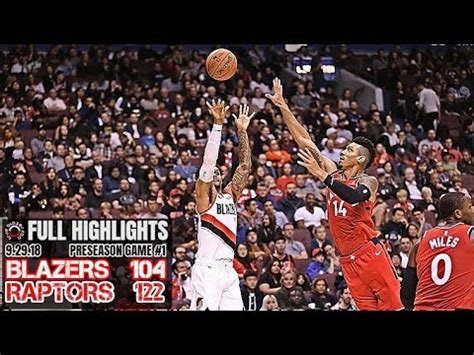 Portland trail blazers basketball game. Portland Trail Blazers vs Toronto Raptors - September 29 ...